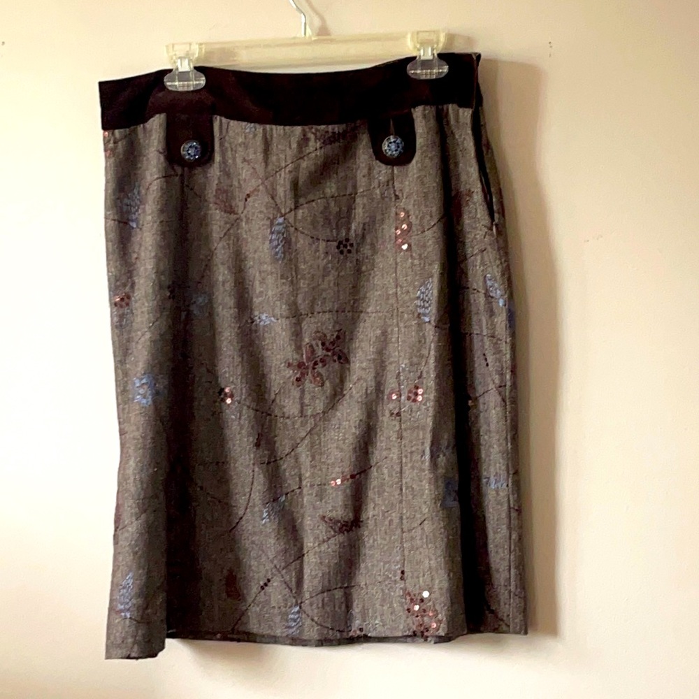Awesome vintage Pierre Cardin lined fall skirt
